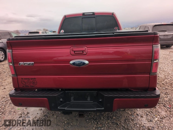 2014 Ford F-150 XL with VIN 1FTFW1ET1EKF08104, listed as a Copart auction lot 43540235 with 206,253 mi miles and Salvage Title. Bid and sale history available at carsss.com. Image 6.