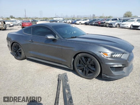 2017 Ford Mustang EcoBoost with VIN 1FA6P8TH8H5302842, listed as a Copart auction lot 62352795 with 107,165 mi miles and Salvage title. Bid and sale history available at DreamBid. Image 4.