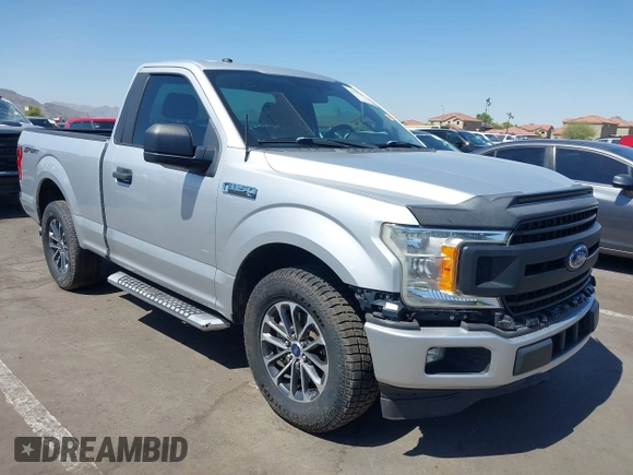 2018 Ford F-150 XL with VIN 1FTMF1CP8JKF22797, listed as a IAAI auction lot 42527299 with 50,532 mi miles and . Bid and sale history available at DreamBid. Image 1.