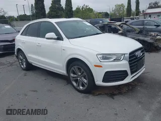 2018 Audi Q3 Premium with VIN WA1BCCFS3JR019434, listed as a IAAI auction lot 41919851 with 92,805 mi miles. Bid and sale history available at carsss.com. Image 1.