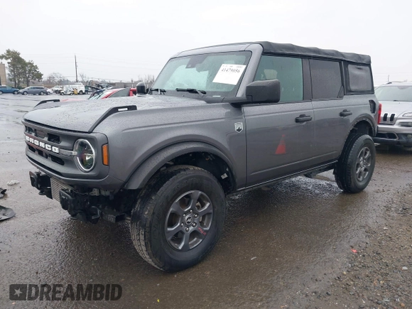 2021 Ford Bronco with VIN 1FMDE5BH4MLA77019, listed as a IAAI auction lot 41479056 with 30,484 mi miles. Bid and sale history available at carsss.com. Image 18.