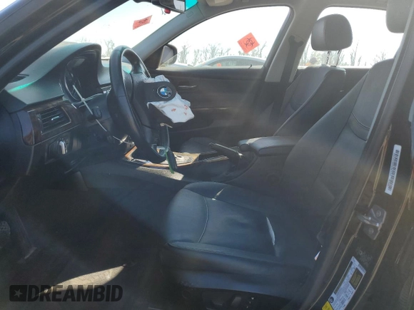 2010 BMW 3 Series 328i xDrive with VIN WBAPK5C52AA646887, listed as a Copart auction lot 52329525 with 163,249 mi miles and Salvage title. Bid and sale history available at DreamBid. Image 7.