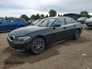 2019 BMW 3 Series 330i xDrive with VIN WBA5R7C5XKFH08171, listed as a Copart auction lot 57404905 with 45,340 mi miles and Salvage title. Bid and sale history available at DreamBid. Image 1.
