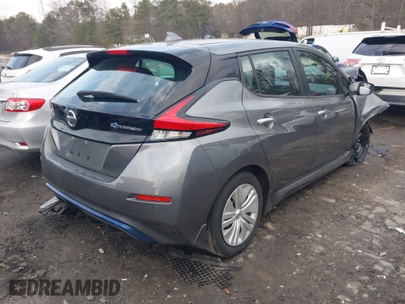 2022 Nissan LEAF S with VIN 1N4AZ1BV3NC554735, listed as a IAAI auction lot 41520034 with 32,171 mi miles and . Bid and sale history available at DreamBid. Image 4.