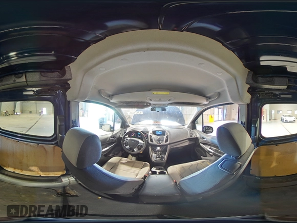2014 Ford Transit Connect XLT with VIN NM0LE7F71E1156803, listed as a Copart auction lot 63474245 with 348,140 mi miles and Salvage title. Bid and sale history available at DreamBid. Image 16.