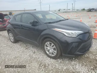 2021 Toyota C-HR LE with VIN JTNKHMBX9M1100287, listed as a Copart auction lot 53779815 with 81,562 mi miles and Salvage Title. Bid and sale history available at DreamBid. Image 4.