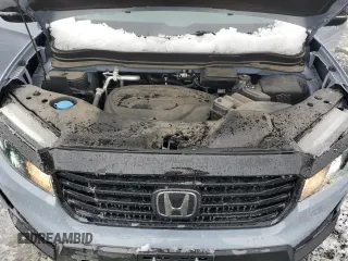 2023 Honda Ridgeline Black Edition with VIN 5FPYK3F85PB031985, listed as a Copart auction lot 45533085 with 23,453 mi miles and Salvage title. Bid and sale history available at DreamBid. Image 12.
