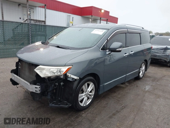 2012 Nissan Quest SL with VIN JN8AE2KP0C9043348, listed as a IAAI auction lot 41996448 with 114,667 mi miles and . Bid and sale history available at carsss.com. Image 20.