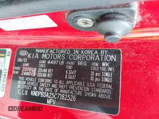 2012 Kia Sportage LX с VIN KNDPB3A25C7182526, выставлен на аукционе IAAI как лот 42420283 с пробегом 150 214 миль миль и . История ставок и продаж доступна на DreamBid. Изображение 9.