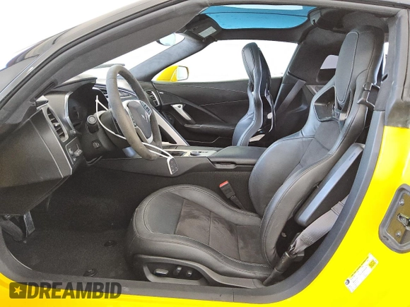 2015 Chevrolet Corvette 3LT with VIN 1G1YF2D74F5105830, listed as a Copart auction lot 74052814 with 13,994 mi miles and Clean Title. Bid and sale history available at carsss.com. Image 7.