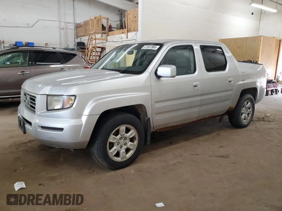 2006 Honda Ridgeline RTL with VIN 2HJYK16526H513871, listed as a Copart auction lot 61567884 with 267,601 mi miles and Clean Title. Bid and sale history available at carsss.com. Image 1.