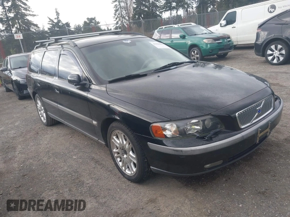 2004 Volvo V70 with VIN YV1SW59V342406457, listed as a IAAI auction lot 41806985 with 154,373 mi miles. Bid and sale history available at carsss.com. Image 1.