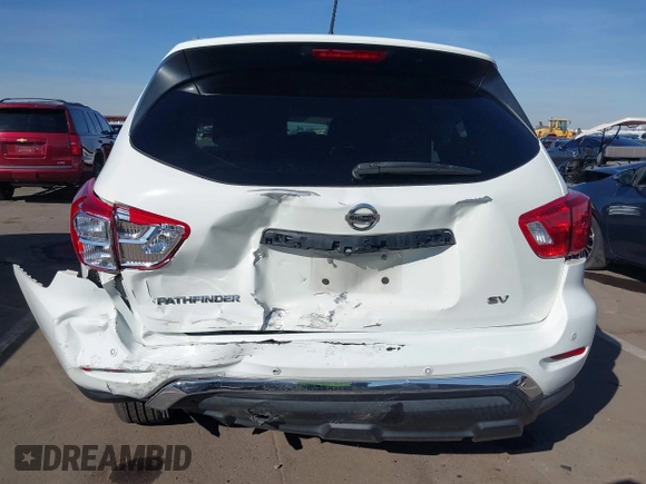 2017 Nissan Pathfinder SV with VIN 5N1DR2MNXHC649092, listed as a IAAI auction lot 41610633 with 185,343 mi miles and . Bid and sale history available at DreamBid. Image 6.