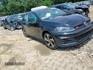 2020 Volkswagen GTI S with VIN 3VW6T7AUXLM005006, listed as a Copart auction lot 64159094 with 38,517 mi miles and Salvage Title. Bid and sale history available at DreamBid. Image 10.