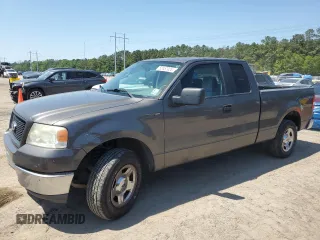 2005 Ford F-150 STX with VIN 1FTRX12W95FA37112, listed as a Copart auction lot 52457925 with 176,829 mi miles and Salvage Title. Bid and sale history available at carsss.com. Image 1.
