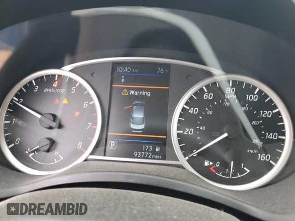 2019 Nissan Sentra SV with VIN 3N1AB7AP7KL626396, listed as a Copart auction lot 51130995 with 93,772 mi miles and Salvage Title. Bid and sale history available at carsss.com. Image 9.