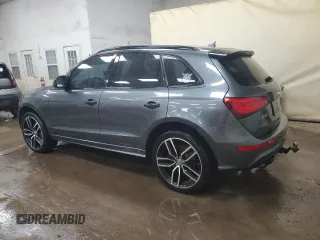 2017 Audi SQ5 Prestige with VIN WA1VCAFP4HA040430, listed as a Copart auction lot 55675354 with 153,393 mi miles and Clean Title. Bid and sale history available at carsss.com. Image 2.