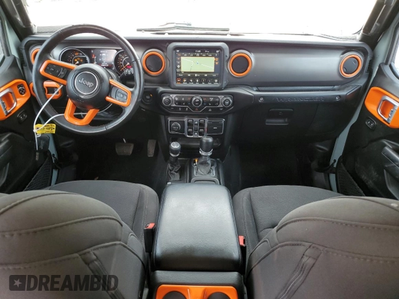 2023 Jeep Wrangler Willys with VIN 1C4HJXDN6PW664826, listed as a Copart auction lot 54842415 with 20,004 mi miles and Salvage Title. Bid and sale history available at DreamBid. Image 8.
