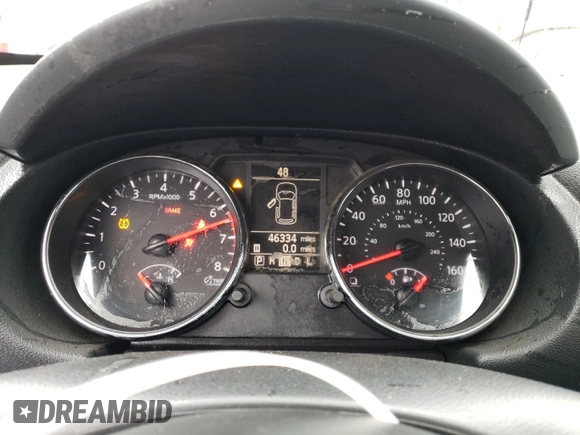 2012 Nissan Rogue S with VIN JN8AS5MT6CW267990, listed as a Copart auction lot 45993685 with 46,334 mi miles and Salvage Title. Bid and sale history available at DreamBid. Image 9.