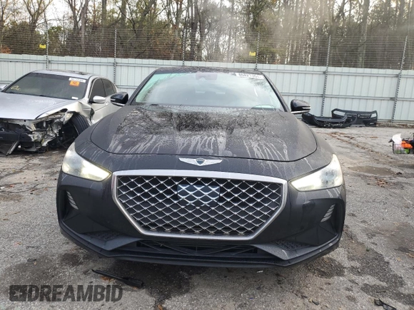 2021 Genesis G70 2.0T with VIN KMTG64LA0MU075600, listed as a Copart auction lot 86821304 with 60,067 mi miles and Salvage Title. Bid and sale history available at carsss.com. Image 5.