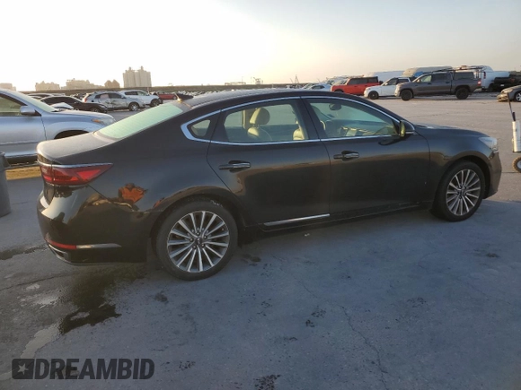 2017 Kia Cadenza Premium with VIN KNALC4J14H5044064, listed as a Copart auction lot 78530634 with 107,450 mi miles and Non Repairable. Bid and sale history available at carsss.com. Image 3.