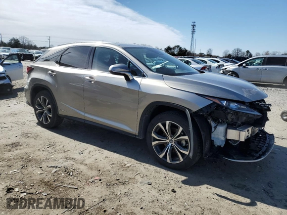 2020 Lexus RX with VIN 2T2HGMDA4LC044999, listed as a Copart auction lot 48300015 with 112,483 mi miles and Salvage Title. Bid and sale history available at carsss.com. Image 4.