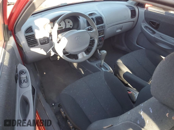 2004 Hyundai Accent GL with VIN KMHCG35C04U318398, listed as a Copart auction lot 53341635 with 79,169 mi miles and Non Repairable. Bid and sale history available at carsss.com. Image 8.