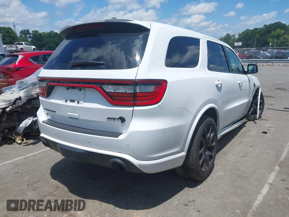 2024 Dodge Durango SRT Hellcat Premium with VIN 1C4SDJH9XRC193839, listed as a IAAI auction lot 42502288 with 15,182 mi miles and . Bid and sale history available at DreamBid. Image 4.