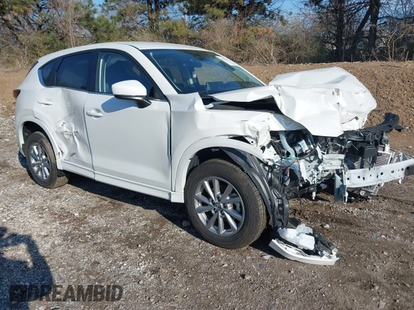 2024 Mazda CX-5 S Select with VIN JM3KFBBL1R0530797, listed as a IAAI auction lot 41893591 with 9,383 mi miles and . Bid and sale history available at carsss.com. Image 1.