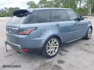 2020 Land Rover Range Rover Sport HSE with VIN SALWR2SU2LA892108, listed as a IAAI auction lot 41629221 with 34,913 mi miles. Bid and sale history available at carsss.com. Image 4.