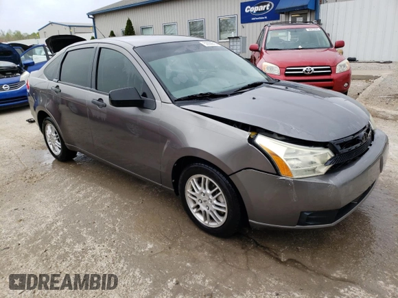 2010 Ford Focus SE with VIN 1FAHP3FN0AW153842, listed as a Copart auction lot 53556615 with 121,747 mi miles and Salvage Title. Bid and sale history available at carsss.com. Image 4.
