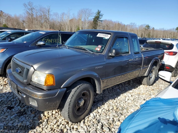 2005 Ford Ranger XLT with VIN 1FTZR45E45PA17732, listed as a Copart auction lot 53724905 with 244,302 mi miles and Clean Title. Bid and sale history available at carsss.com. Image 1.