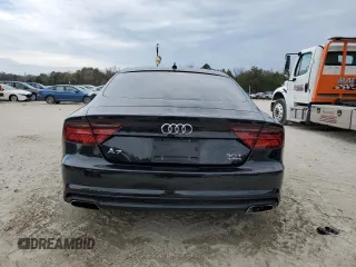 2016 Audi A7 3.0 Premium Plus with VIN WAUWGAFC4GN015401, listed as a Copart auction lot 87072504 with 0 mi miles and Salvage Title. Bid and sale history available at carsss.com. Image 6.