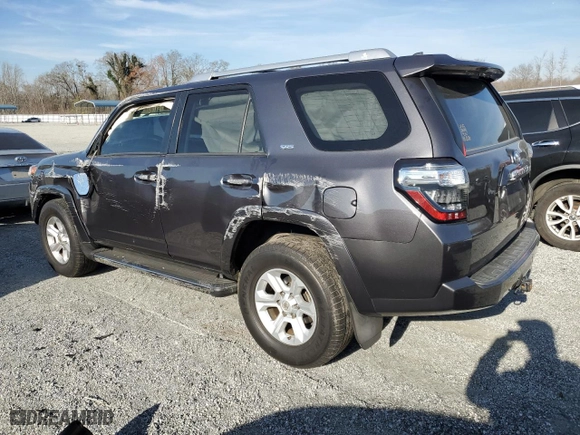 2016 Toyota 4Runner SR5 with VIN JTEZU5JRXG5143228, listed as a Copart auction lot 49805155 with 99,601 mi miles and Salvage Title. Bid and sale history available at carsss.com. Image 2.