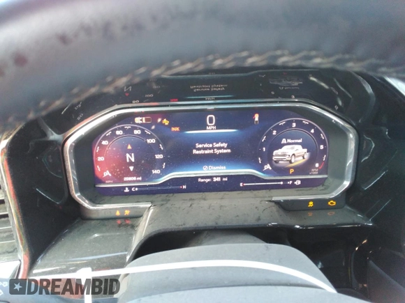 2024 Chevrolet Silverado 1500 LT with VIN 2GCPACEDXR1135786, listed as a Copart auction lot 60691394 with 25,606 mi miles and Salvage Title. Bid and sale history available at DreamBid. Image 9.