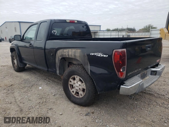 2005 GMC Canyon SLE Z71 with VIN 1GTDS196X58242957, listed as a Copart auction lot 87728635 with 206,977 mi miles and Salvage Title. Bid and sale history available at carsss.com. Image 2.