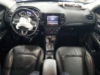 2021 Jeep Compass Limited with VIN 3C4NJDCBXMT579353, listed as a Copart auction lot 55634215 with 98,644 mi miles and Salvage title. Bid and sale history available at DreamBid. Image 8.