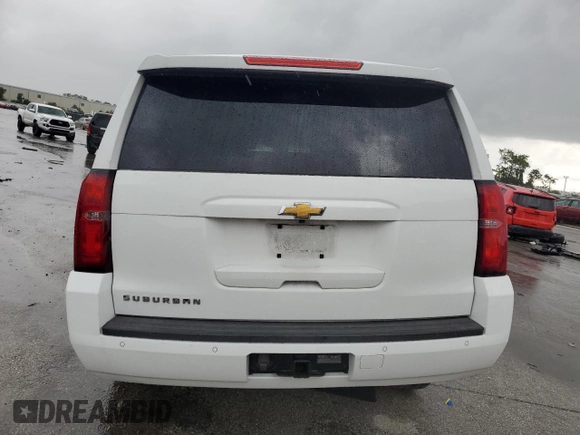 2015 Chevrolet Suburban LT with VIN 1GNSCJKC7FR203718, listed as a Copart auction lot 59577225 with Not provided miles and Salvage title. Bid and sale history available at DreamBid. Image 6.