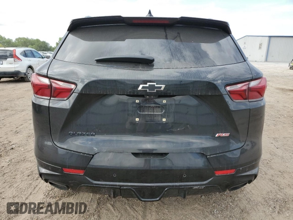 2021 Chevrolet Blazer RS with VIN 3GNKBERS4MS560615, listed as a Copart auction lot 51508685 with 63,207 mi miles and Salvage title. Bid and sale history available at DreamBid. Image 6.