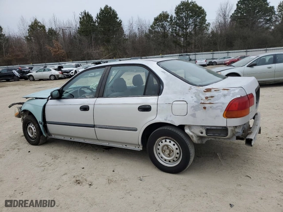 1996 Honda Civic DX with VIN 2HGEJ6624TH510979, listed as a Copart auction lot 88136735 with 208,029 mi miles and Salvage Title. Bid and sale history available at carsss.com. Image 2.