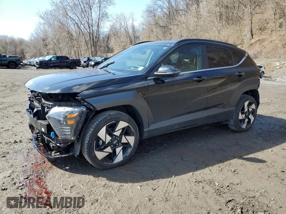 2024 Hyundai Kona Limited with VIN KM8HECA31RU115237, listed as a Copart auction lot 52013075 with 10,442 mi miles and Salvage Title. Bid and sale history available at carsss.com. Image 1.