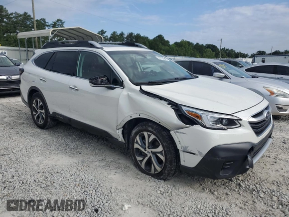 2021 Subaru Outback Touring XT with VIN 4S4BTGPD2M3169180, listed as a Copart auction lot 62738905 with 34,574 mi miles and Salvage title. Bid and sale history available at DreamBid. Image 4.