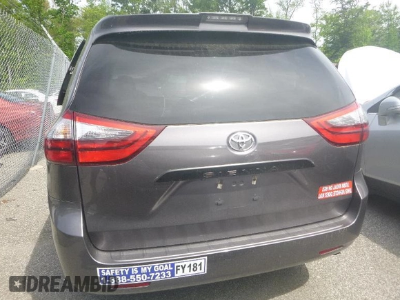 2020 Toyota Sienna L with VIN 5TDZZ3DC8LS063481, listed as a IAAI auction lot 42628496 with 50,382 mi miles and . Bid and sale history available at DreamBid. Image 18.