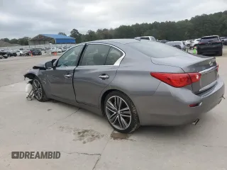 2014 Infiniti Q50 Hybrid Sport with VIN JN1AV7AP2EM690346, listed as a Copart auction lot 79770594 with 114,964 mi miles and Salvage Title. Bid and sale history available at carsss.com. Image 2.