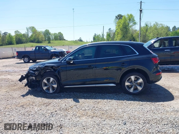 2023 Audi Q5 Premium Plus with VIN WA1BBAFY0P2041145, listed as a IAAI auction lot 41976922 with 20,447 mi miles and . Bid and sale history available at DreamBid. Image 14.