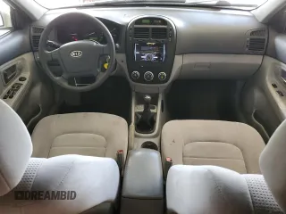 2008 Kia Spectra EX with VIN KNAFE121185494050, listed as a Copart auction lot 68599644 with 165,610 mi miles and Clean Title. Bid and sale history available at carsss.com. Image 8.