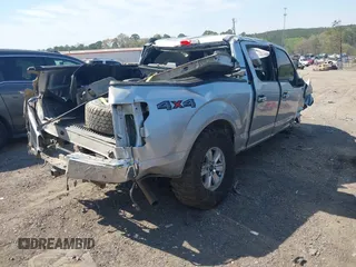 2018 Ford F-150 XL with VIN 1FTEW1E55JFC16536, listed as a IAAI auction lot 41895402 with 188,237 mi miles. Bid and sale history available at carsss.com. Image 4.