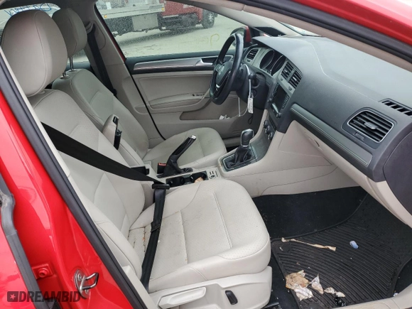 2015 Volkswagen Golf TDI SEL with VIN 3VW2A7AU5FM035751, listed as a Copart auction lot 64235002 with 90,829 mi miles. Bid and sale history available at carsss.com. Image 5.