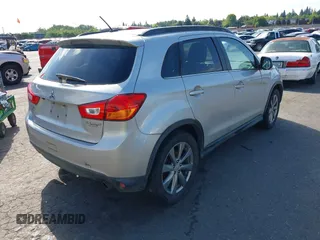 2013 Mitsubishi Outlander Sport LE with VIN 4A4AR5AU2DE022494, listed as a IAAI auction lot 42158945 with 130,739 mi miles. Bid and sale history available at carsss.com. Image 4.