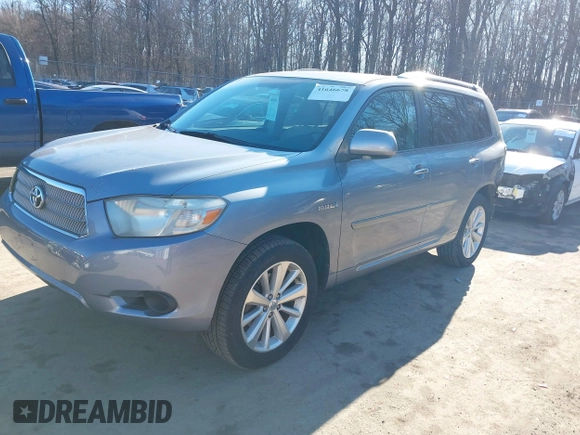 2009 Toyota Highlander Hybrid with VIN JTEEW41A092032916, listed as a IAAI auction lot 41646678 with 75,858 mi miles. Bid and sale history available at carsss.com. Image 18.